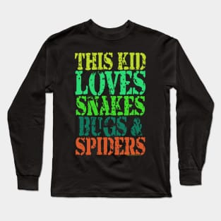 This kid loves bugs! Long Sleeve T-Shirt